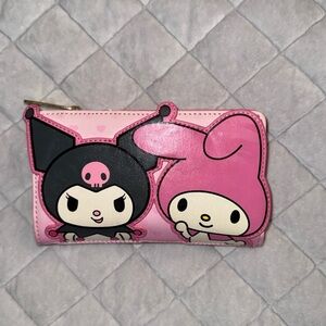 Loungefly Sanrio My Melody Kuromi Flap Wallet